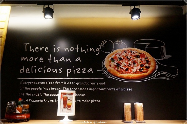 台北捷運中山站 vasa pizza~每道都是好〞哇賽〞的料理