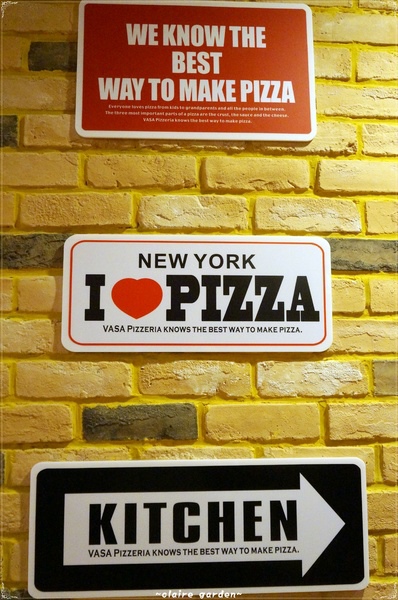 台北捷運中山站 vasa pizza~每道都是好〞哇賽〞的料理
