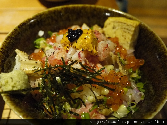 瞞著爹三店 超美味荒海蝦散壽司丼飯