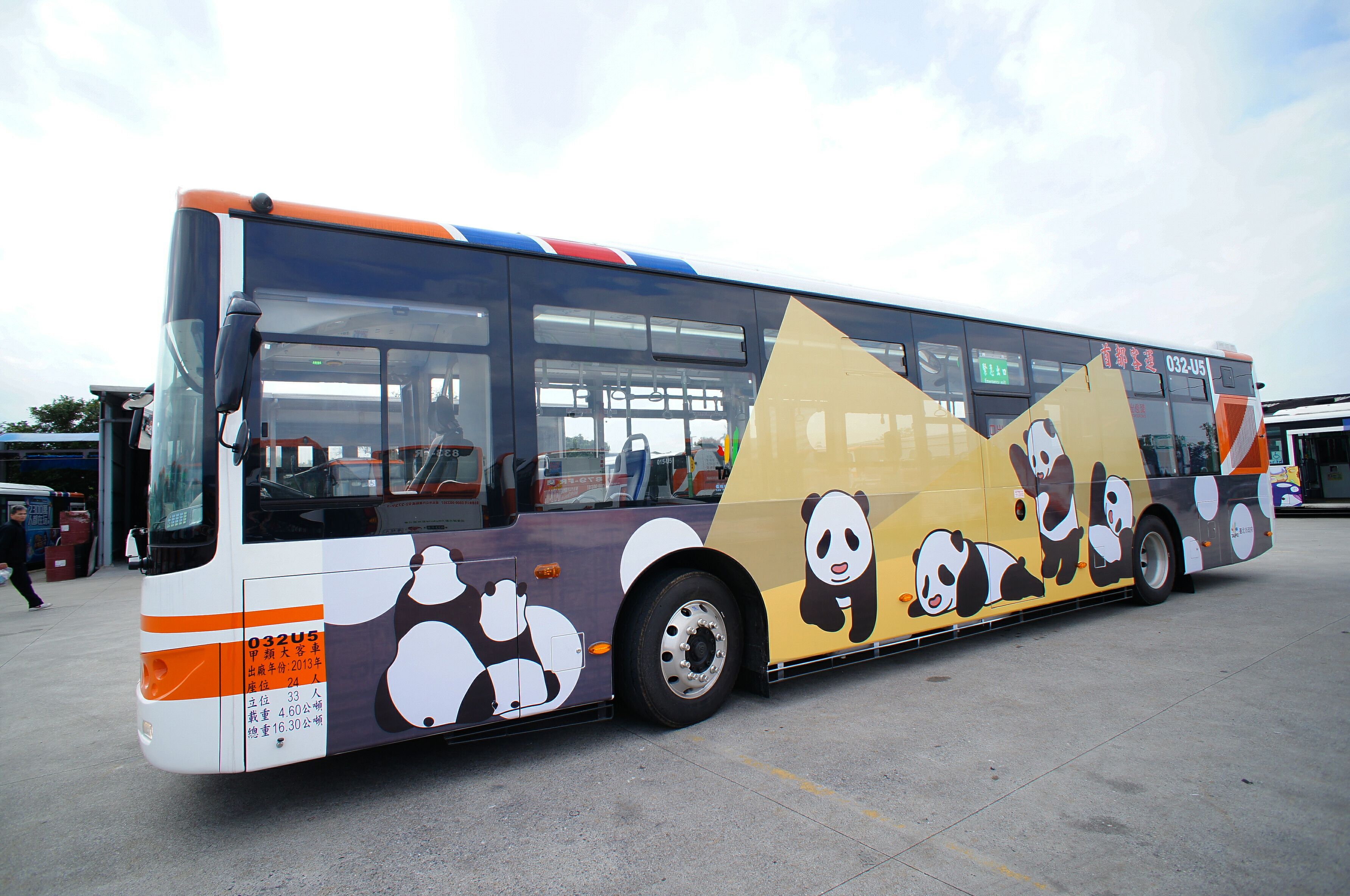 首都圆仔公车吸睛 307萌上路