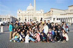羅馬員工旅遊團體照