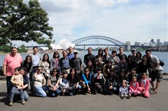 澳洲員工旅遊團體照